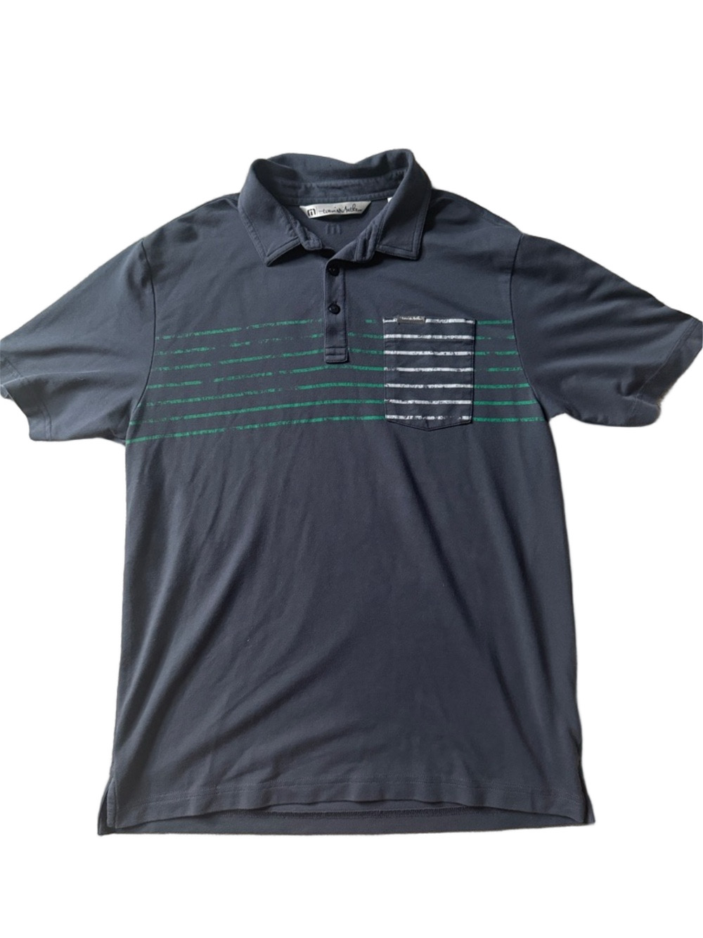 Travis Mathew blue polo sz M